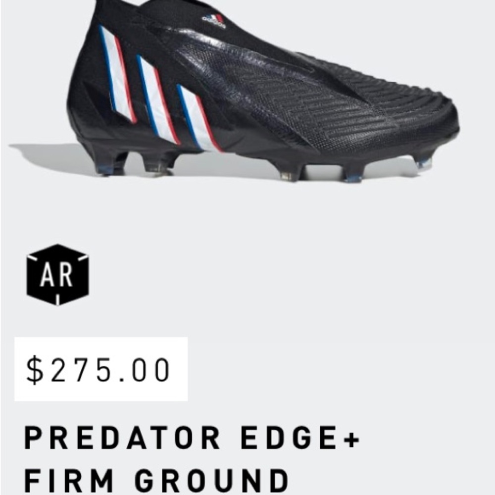 Adidas predator edge Laceless cleats